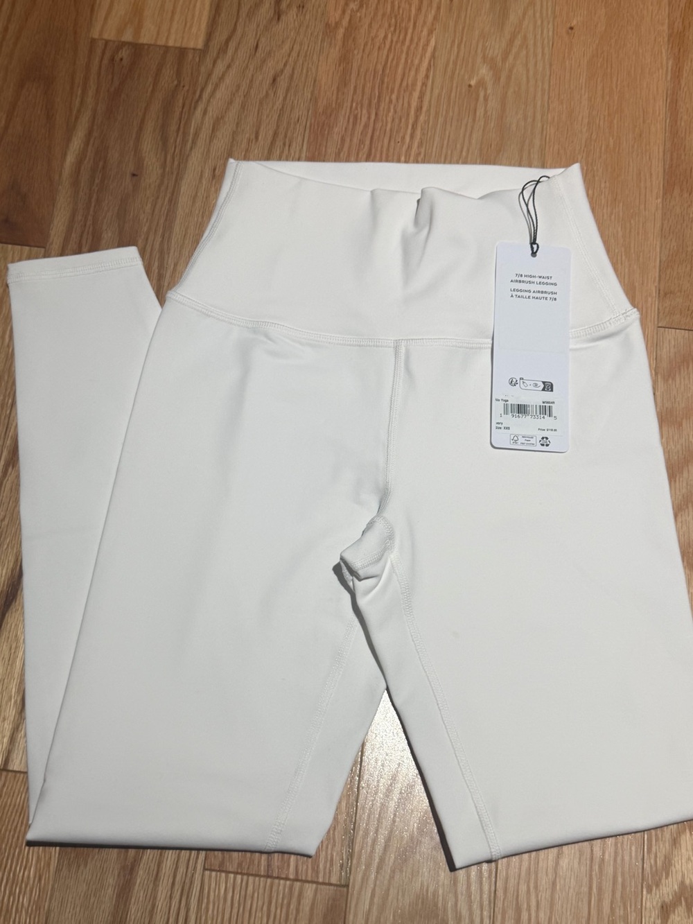 ALO Yoga High-Waist 7/8 Legging - Cream - Picture 5 of 8